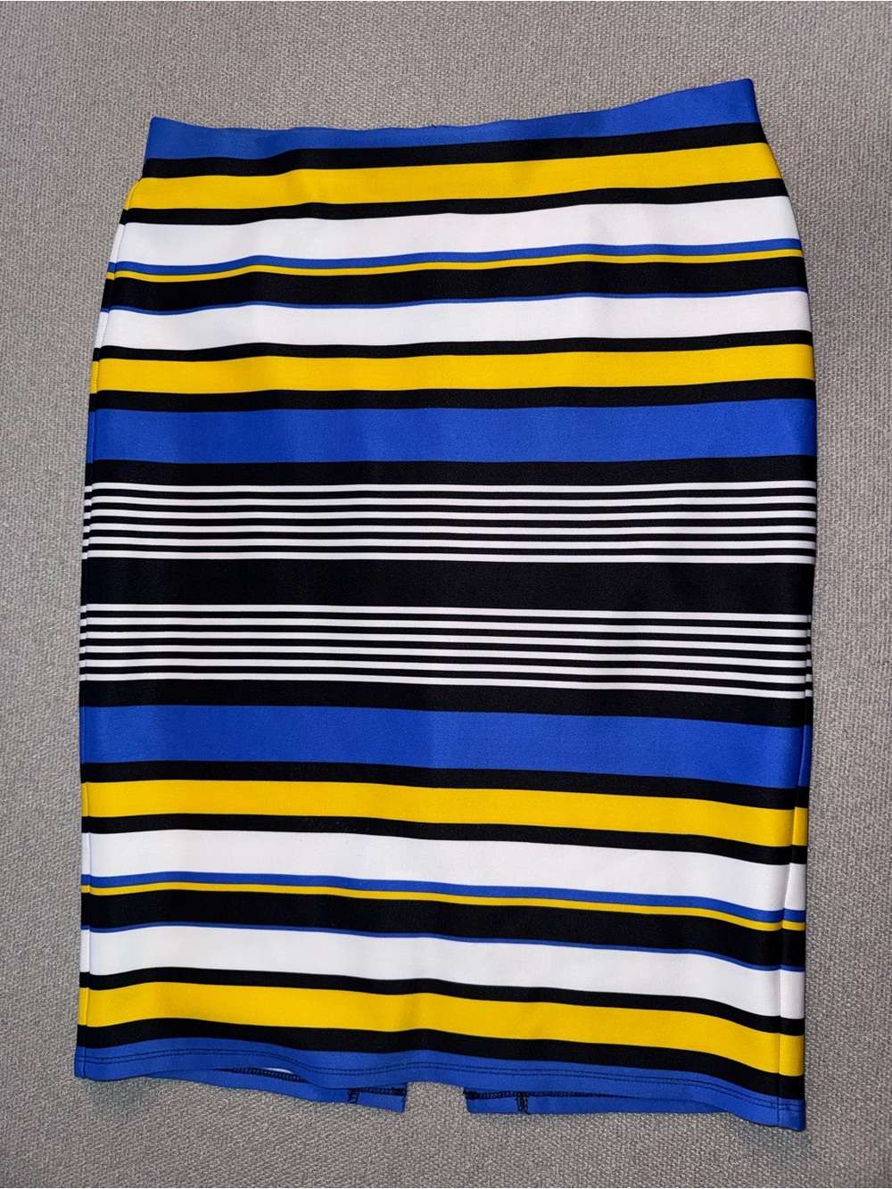 New York clothing co. Size medium multi-color Striped Pencil Skirt